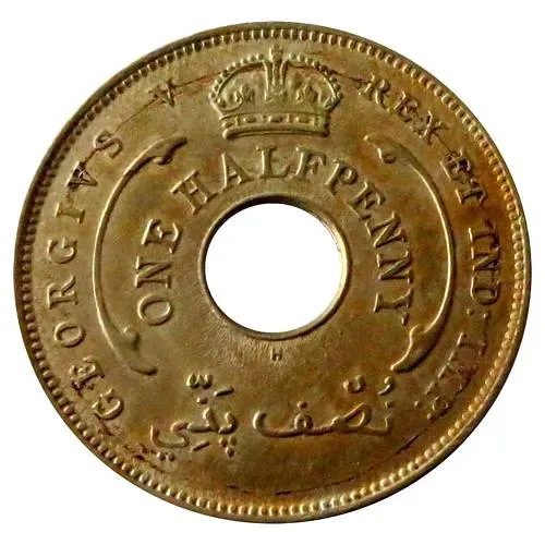 1/2 пенни 1911 [Британская Западная Африка]