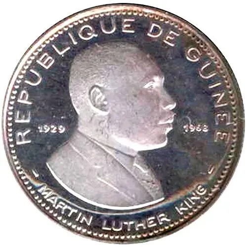 100 франков 1969-1970, Мартин Лютер Кинг [Гвинея]