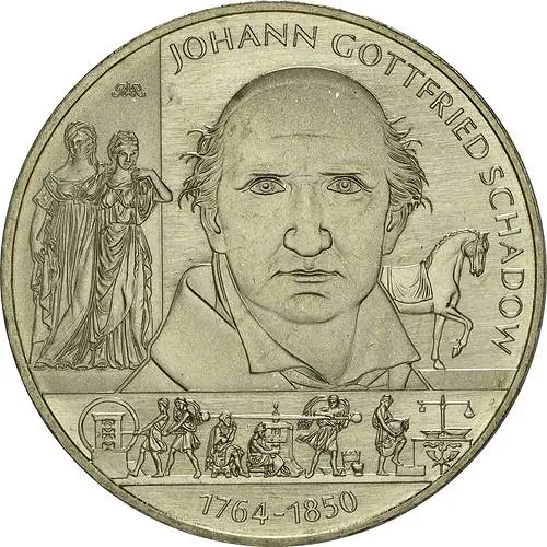 10 евро 2014, А, Иоганн Готфрид Шадов [Германия]