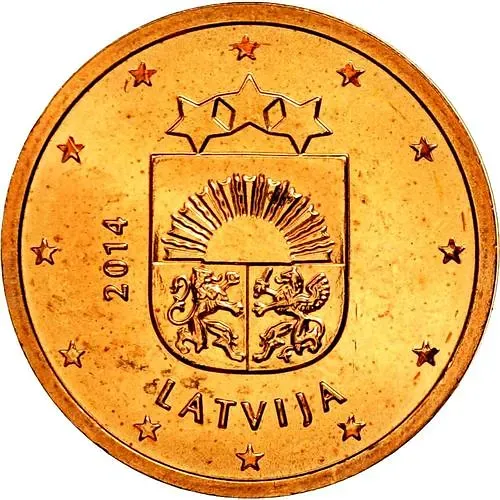 2 евро цента 2014 [Латвия]