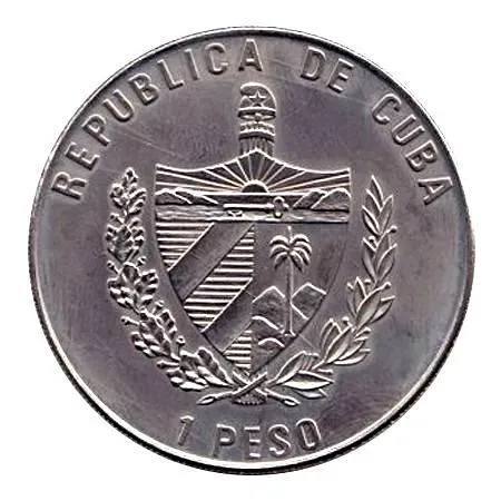 1 песо 1995, ООН [Куба]