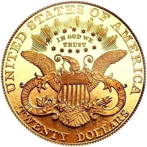 20 долларов 1883, голова Свободы [США]