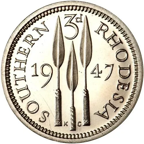 3 пенса 1947 [Зимбабве / Южная Родезия]