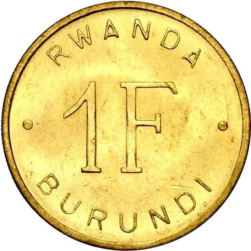 1 франк 1961 [Руанда / Руанда-Бурунди]
