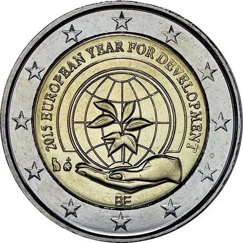 2 евро 2015, год развития [Бельгия]