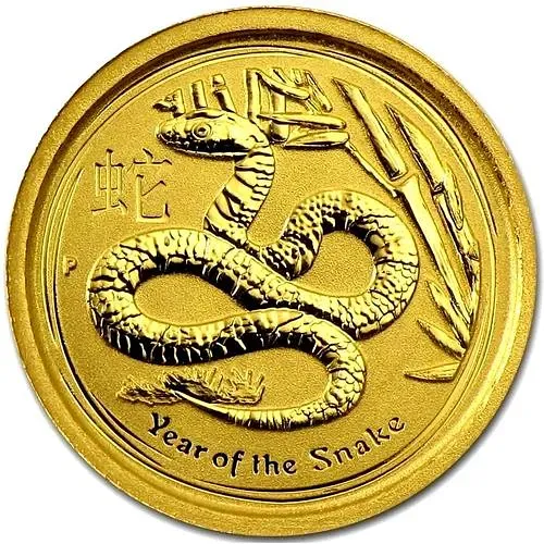 5 долларов 2013, P, год змеи [Австралия]