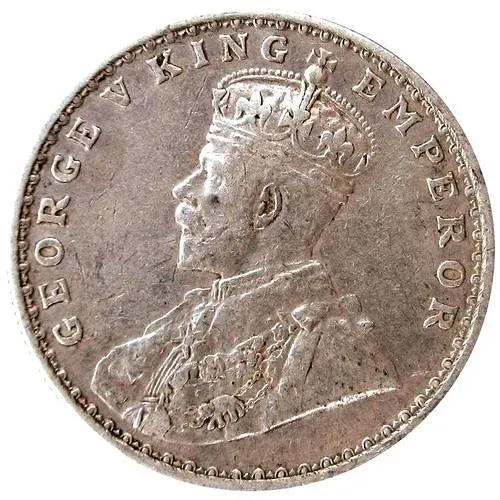 1 рупия 1915, ♦, знак монетного двора: "♦" - Бомбей [Индия / Британская Индия]