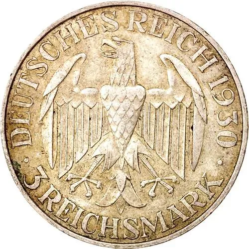 3 рейхсмарки 1930, G, Цеппелин [Германия]