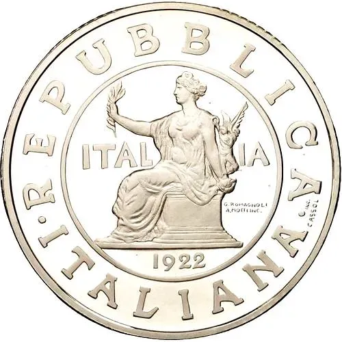 1 лира 2000, лира 1922 [Италия]