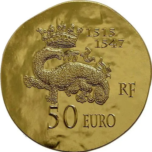 50 евро 2013, Франциск I [Франция] Proof