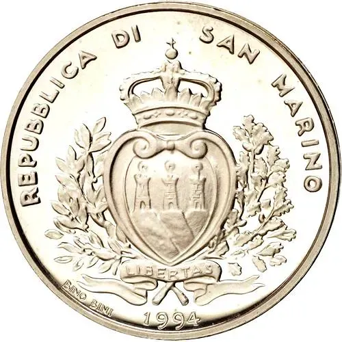 1000 лир 1994, ЧМ по футболу [Сан-Марино] Proof