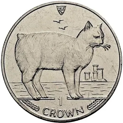 1 крона 1988, Мэнкс [Остров Мэн]