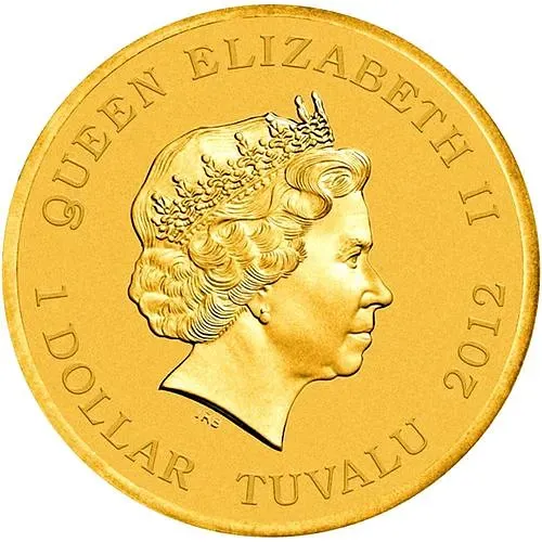 1 доллар 2012, Китайский гороскоп - год дракона [Тувалу]