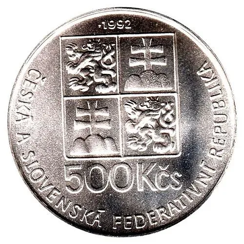 500 крон 1992, 400 лет со дня рождения Яна Амоса Коменского [Чехословакия]