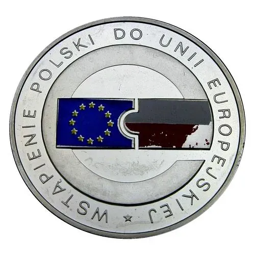 10 злотых 2004, присоединение к ЕС [Польша] Proof