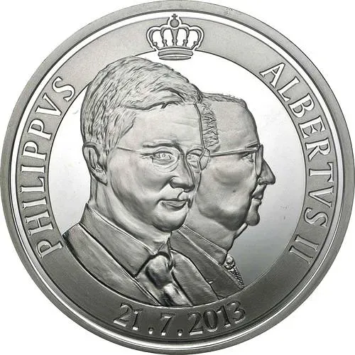 20 евро 2013, cмена правителя [Бельгия] Proof