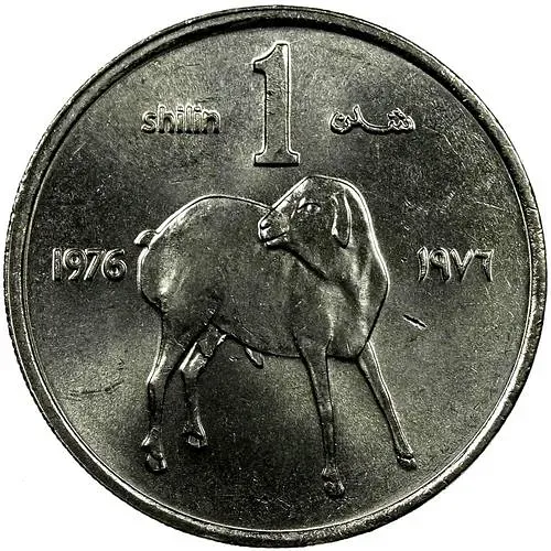 1 шиллинг 1976, еда миру [Сомали]