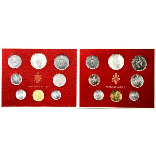 Годовой Набор Монет Ватикан 1973