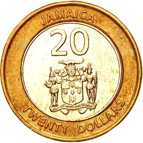 20 долларов 2001 [Ямайка]