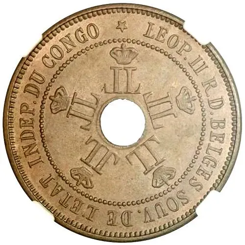 20 сантимов 1906 [Демократическая Республика Конго / Свободное государство Конго]