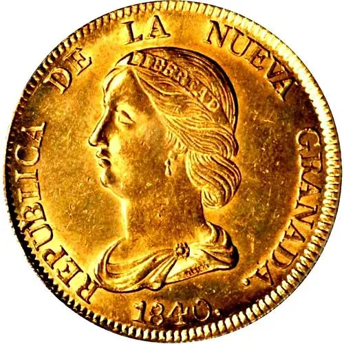 16 песо 1837-1849 [Колумбия]