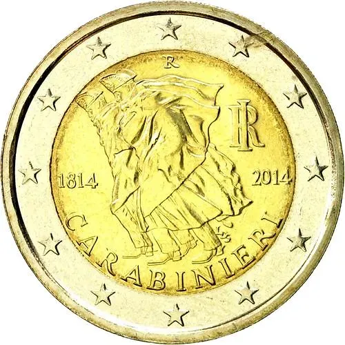 2 евро 2014, карабинеры Италия [Италия]