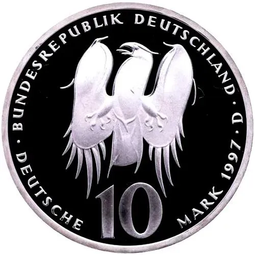 10 марок 1997, D, Меланхтон [Германия] Proof