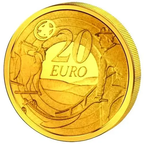 20 евро 2009, Пахарь [Ирландия] Proof