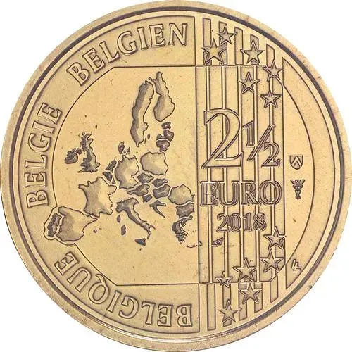 2,5 евро 2018, Красные дьяволы [Бельгия]