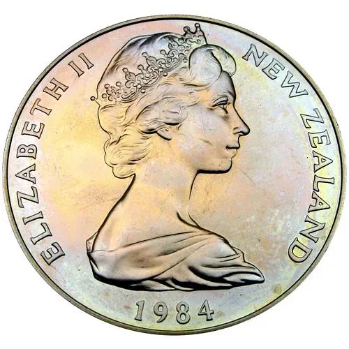 1 доллар 1984, Чёрный Робин (Остров Чатем) [Новая Зеландия]