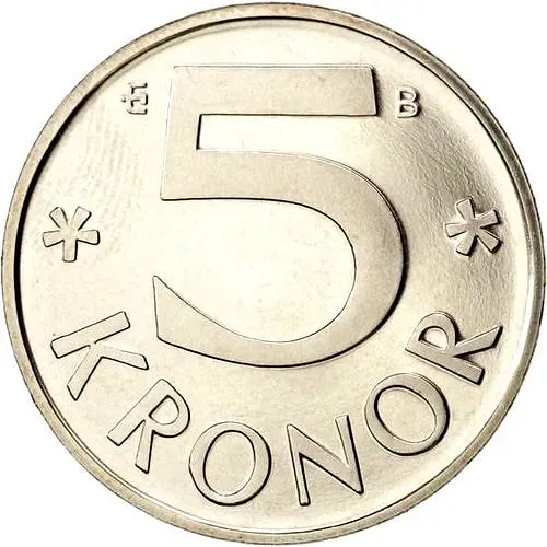 5 Kronor 2000, B, Regular Strike Sweden (Carl XVI Gustaf) [Sweden]