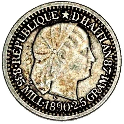 10 сантимов 1890 [Гаити]