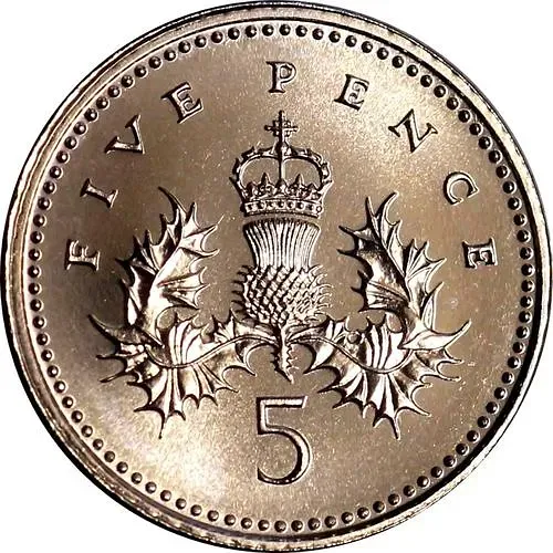 5 пенсов 1997 [Великобритания]