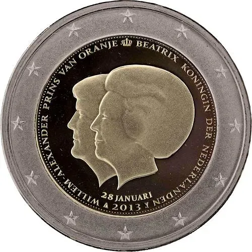 2 евро 2013, Беатрикс и Виллем-Александр Нидерланды [Нидерланды]