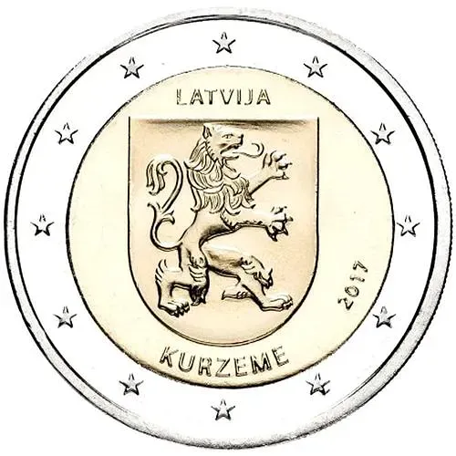 2 евро 2017, Курземе [Латвия]