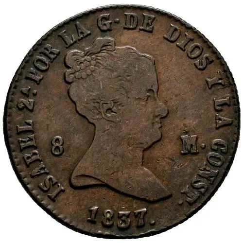 8 мараведи 1836-1858 [Испания]