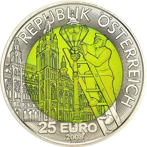 25 евро 2008, освещение Австрия [Австрия]