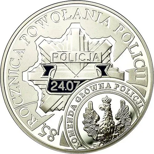 10 злотых 2004, полиция [Польша] Proof