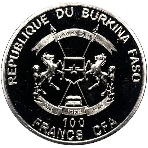 100 франков 2017, Чемпионат мира по футболу 2018, Россия [Буркина-Фасо]