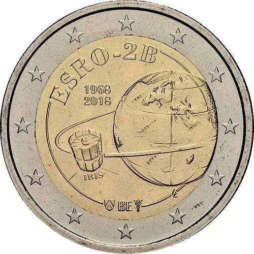 2 евро 2018, спутник [Бельгия]