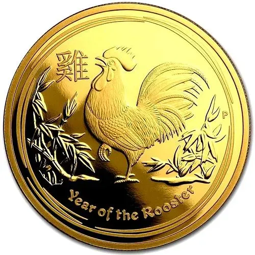 100 долларов 2017, P, год петуха [Австралия]