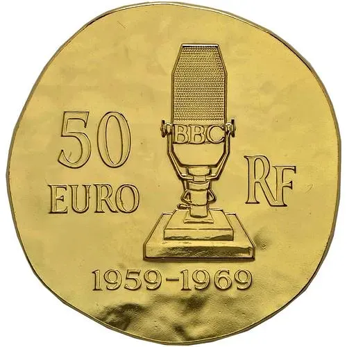 50 евро 2015, де Голль [Франция] Proof