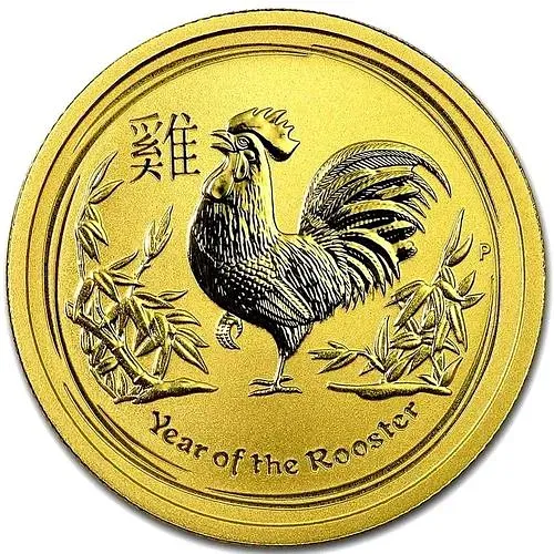 25 долларов 2017, P, год петуха [Австралия]