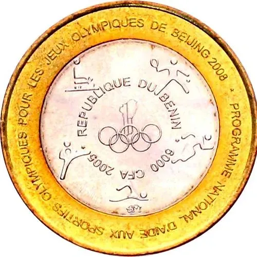 6000 франков 2005, олимпиада [Бенин]