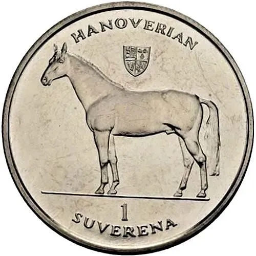 1 суверен 1996, ганноверская лошадь [Босния и Герцеговина]
