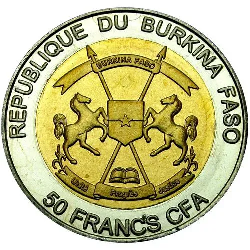 50 франков 2017, 105 лет со дня гибели Титаника [Буркина-Фасо]