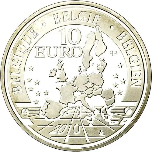 10 евро 2010, музей Африки [Бельгия] Proof