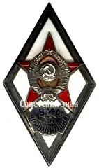 Badge "For Graduation from the Voroshilov Naval Academy (VMA im. Voroshilova)"