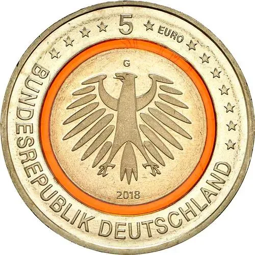 5 евро 2018, G, Субтропическая зона [Германия]