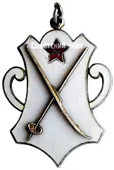 Призовой жетон первенства В.П.А.Т. (Военно-политическая академия РККА им. Толмачева), лыжные соревнования. 1926